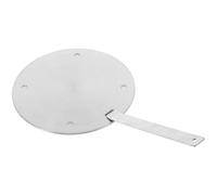 Milisten Plaque de Diffusion de Chaleur Inoxydable 200x3,4 Mm, Convertisseur pour Cuisinière Gaz et Plaque à Induction Ronde, Adaptateur Cuisson Vitrocéramique, Disque Diffuseur Thermique