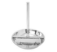 Milisten Plat à Poulet Acier Inoxydable pour Camping Support de Rôtissage Adhésif pour Barbecue et Pique
