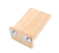 Milisten Plateforme Bois Naturelle pour Petits Animaux Rampe Évasion Sécurisée avec Bords Traités Jouet Adapté pour Chinchilla Écureuil Hamster Et Cochons Installation Facile La Cage