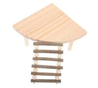 Milisten Plateforme pour Rongeurs avec Échelle Jeu Escalade Multifonction pour Hamster Cochon et Lapin Plateforme Stable et Décorative pour Cage