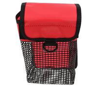 Milisten Pochette Filet de Plongée sous-Marine en Nylon Grosse Ouverture Rangement Sécurisé pour Équipement de Plongée Accessoire Pratique pour Détendeur et Tuba Couleur Rouge