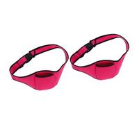 Milisten Pochette Micro Portable 2 Pièces Banane en Cours D'exécution Ceinture à Main De Taille Support De Micro pour Entraîneur Porte-Microphone Porte-Micro D'entraînement De Fitness Tissu Patch