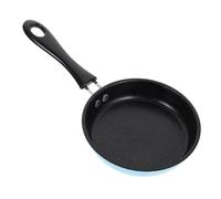 Milisten Poêle à Œufs Antiadhésive Bleue Multifonction Mini Poêle à Frire Compacte pour Omelettes et Steaks Adaptée Cuisson Induction de 18 Cm Facile à Nettoyer Ustensile la Cuisine Maison