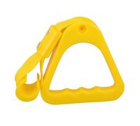Milisten Poignée D'assistance pour Personnes Âgées Jaune, Anneau de Maintien Triangulaire, Poignée de Transport pour Métro et Bus, Aide la Mobilité Lever, Support Stable pour Sécurité