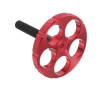 Milisten Poignée Rotative Rouge Alliage Aluminium pour Pliant Poignée Robuste Rapide Accessoire et Visible pour Sécurité Cycliste