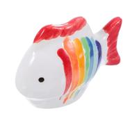 Milisten Poissons Flottants Céramique Décorations Aquarium Statues Réalistes Poissons Koï Artificiels Modèles pour Bocal Flottants