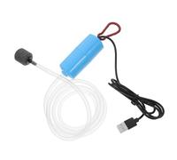 Milisten Pompe à USB Silencieuse pour Aquarium Compresseur Portable pour Petits Aquariums Recharge Facile Accessoires Inclus Maintien Optimal De pour Poissons Actifs