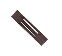Milisten Pont de Ukulélé en Bois D’ébène Selle en Os, Facile à Monter pour Remplacement, pour Ukulélé 4 Cordes en Performance et Bricolage