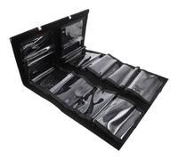 Milisten Porte-Ceintures Mural pour Karaté et Taekwondo en Feutre et Polyéthylène Pochette Suspendue Poche Transparente pour Ceinture et Médailles Support de Rangement Compact pour Arts