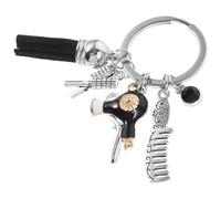 Milisten Porte-clés Coiffeur Métal Décoration Suspendue pour Valise et Cartable Accessoire Cadeau Professionnel Coiffure
