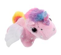 Milisten Porte Clés Licorne Animée Doudou Peluche à Queue Qui Remue pour Sac et Décoration de Bureau pour Fêtes