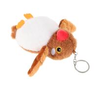Milisten Porte-clés Pendentif Perroquet Peluche Pour Garçon Fille Oiseau Breloque Pour Sac Fourre-tout Et Clés Cadeau Pirate