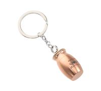 Milisten Porte-clés Urne Funéraire pour Cendres Pendentif Commémoratif Métal Souvenir Portable pour Animaux Et Humains