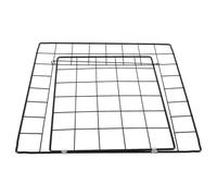 Milisten Porte De Cage à Chat Coussinets pour Chien Chiots Puzzle Intérieur De Porte Dehors Loquet De Plein Air Voiture À L'intérieur Rétractable Chatière pour Fenêtre Enceinte Le Fer Black