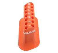 Milisten Porte-flèches en Plastique 14 Emplacements, Support de Rangement Stable et Optimisation D'espace, Étagère de Table pour Exposition en Boutique D'articles de Tir à l'arc