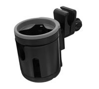 Milisten Porte-gobelet Pour Poussette Adaptable Aux Bouteilles Poignée Avec Joint Pour Éviter Les Rayures Chute Sangle De Fixation Flexible Pour Tube Ou Plat Facile à Installer Sans Outils