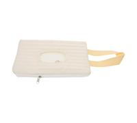 Milisten Porte-lingettes pour Bébé Réutilisable et Matelassé, Pochette Imperméable avec Fermeture Hermétique et Broderie Ours, Petit Format Portable pour Voyage et Change en Déplacement