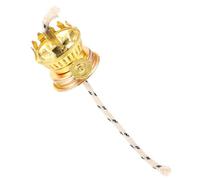 Milisten Porte-Mèche et Mèches de Rechange pour Brûleur de Lampe à Pétrole, Accessoires en Métal pour Lampes à Huile Vintage, Adaptés à L'Éclairage Extérieur