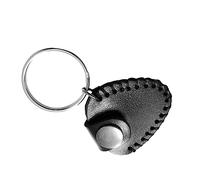 Milisten Porte-médiator Noir Compact en Matériau Solide, Paquet de Rangement Léger pour Médiators et Accessoires de Guitare, Porte-clés Pratique pour Musicien, Accessoire Portable