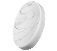 Milisten Porte-savonnette Rond Effet Marbre Blanc à Motif Nordique, Plateau Drainant Multifonction pour Salle de Bain, Accessoire de Salle de Bain Réutilisable et Pratique