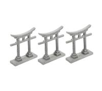Milisten Porte Shinto Japonaise Miniature Statue pour Autel Décoration Feng Shui Ornement pour Jardin Zen Décorations pour Aquarium