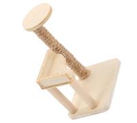 Milisten Portique d'escalade Chat Miniature la Plafond Maisons Tunnel de Plein air Room Decor Cat Toy Arbres à Chat décoration Mini Arbre à Chat modèle de Mini Maison en Bois Bouleau