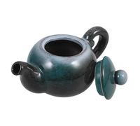 Milisten Pot Céramique Cascade pour Intérieur Fontaine Décorative avec Circulation pour Aquarium Jarre Céramique Émaillée Peacock Accessoire Décoratif Paisible et Relaxant