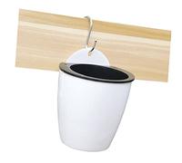 Milisten Pot de Fleur Absorbant l'eau Automatique Plant Pots à dispositifs d'arrosage des Plantes de Plein de Stockage d'eau de Longue durée Porte-Plantes Mural Blanche