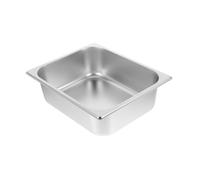 Milisten pot de glace plat de cuisson profond grand plat à stainless steel inoxlm bbq buffet plateaux plat de service plateau de cantine capacité récipient vaisselle Bassin à dîner