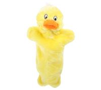 Milisten Poupée à Main Canard Peluche Interactive pour Éducatif Doux Parfait pour Garçon Fille