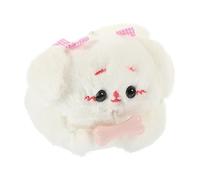 Milisten Poupée Animal Qui Remue La Queue Pendentif Peluche avec Corde à Tirer Décoration Porte-clés Et Ornement Suspendu
