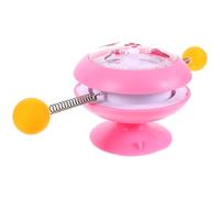 Milisten pour Chat Tournant Roue De Chat Jouets D'enrichissement pour Chat Jouets pour Chats Chat Porte Jouets pour Chat D'intérieur Jouets Chaton Trucs De Chat Métal Rose