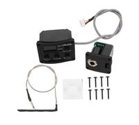 Milisten Préampli Guitare Piezo Bandes avec Accordeur LCD Capture Sonore Naturelle pour Performances Live et Enregistrement