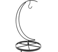 Milisten Présentoirs à Bananes et Raisins en Fer Support Suspendu Forme de Lune, Crochet Décoratif pour Fruits, Cuisine et Espace de Travail