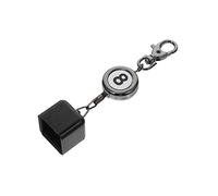 Milisten Protecteur de Craie de Billard Rétractable Portable Support pour Queue de Billard Accessoire Pratique Design et Compatible Craie Standard