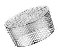 Milisten Protection Gouttière Acier Inoxydable Filtre Bouchage pour Drainage Extérieur Ventilation pour Patios et Installation Facile Long des Murs