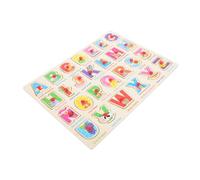 Milisten Puzzle Bois Éducatif pour Tout-Petits Jeu Apprentissage Langue Espagnole Planche de Formes à Associer Montessori pour Garçon Fille Développement Cognitif et Logique