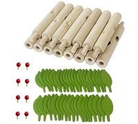 Milisten Puzzle en Bois pour Garçon et Filles Jouet d'Assemblage Ensemble de Jouets Éducatifs DIY Arbre à Empiler Développement Cognitif