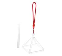 Milisten Quartz Crystal Singing Pyramid With Mallet Sound Therapy Instrument For Yoga Meditation Deep Relaxation And Enhanced Music Layers