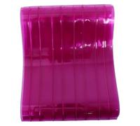 Milisten Rabat de Porte en PVC 17 MM Épaisseur 15 CM X 195 CM pour Niche Chien Volet Étanche Coupe-Vent Transparent à Lamelles Battant Robuste pour Animaux Remplacement pour Niche