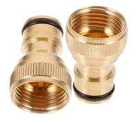 Milisten Raccords Filetés Femelles 1/2 Pouce pour Tuyau D'arrosage Jardin, Lot de 2 Pièces, Connecteurs Rapides Étanches Polyvalents pour Robinet et Tuyau d'eau