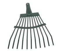 Milisten Râteau à Gazon Acier Au Râteau à Dents pour Jardinage Désherbage et Nettoyage des Pelouses Outil pour Plantes et Fleurs