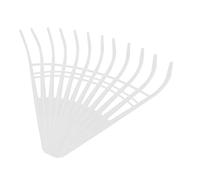 Milisten Râteau de Jardin Plastique à Dents pour Outil de Nettoyage de Jardin Lourd Pratique Durable pour Entretien de Pelouse Évacuation Débris