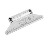 Milisten Règle à Dessin Roulante Multifonction 15 CM en Plastique Formules de Calcul Rapide pour Géométrie et Dessin Technique Usage Scolaire et Professionnel