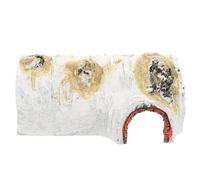 Milisten Reptile Hideout House Ornements d'aquarium cachette de crevettes Habitat Décor pour Fond d'aquarium Accessoire pour Terrarium Arbre Artificiel créatif délicat Paysage souche résine