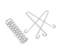 Milisten Ressort Amortisseur Solide pour Laisse De Chien en Acier Inoxydable 304, Petit Format, Adapté Aux Promenades Et Randonnées Animaux De Compagnie, Conçu pour Chiens De Grosse Taille