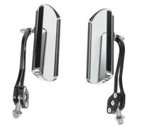 Milisten Rétroviseur Vélo Aluminium Ajustable pour Guidon Miroir Rétroviseur Rechange Compatible Cyclomoteur Scooter et Vélo Électrique Installation Simple et Visibilité