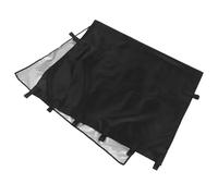 Milisten Rideau D’intimité Pliable pour Danseurs 150x80 Cm en Polyester Noir Paravent Portable pour Vestiaire et Répétitions, Écran Discret pour Cabine D’essayage et Changements