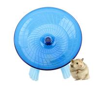 Milisten Roue de Course Hamster Bleu Non Run Disc pour Petits Animaux Durable et Confortable pour