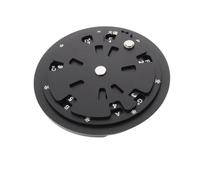 Milisten Roue du Cycle pour Guitare en Alliage D’aluminium Solide, Outil D’accords de Guitare Portable Marquages Précis, Tableau D’aide aux Accords et Théorie Musicale, pour Débutants